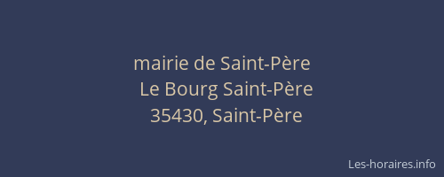 mairie de Saint-Père