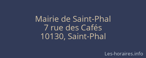 Mairie de Saint-Phal