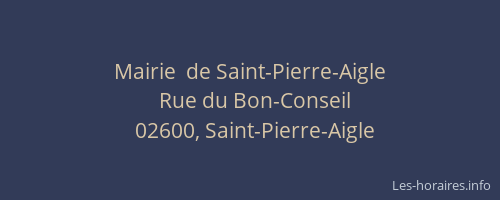 Mairie  de Saint-Pierre-Aigle