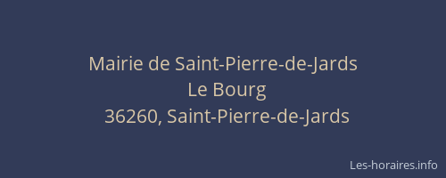 Mairie de Saint-Pierre-de-Jards