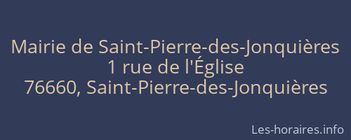 Mairie de Saint-Pierre-des-Jonquières