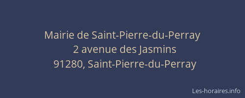 Mairie de Saint-Pierre-du-Perray