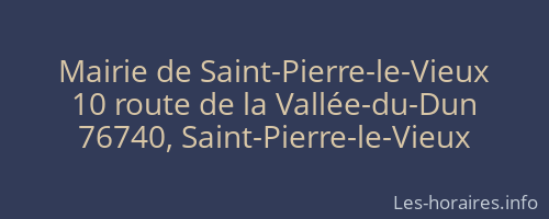 Mairie de Saint-Pierre-le-Vieux