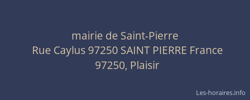 mairie de Saint-Pierre