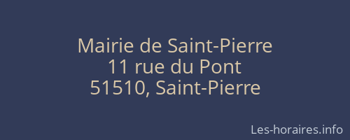 Mairie de Saint-Pierre
