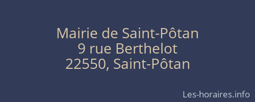 Mairie de Saint-Pôtan