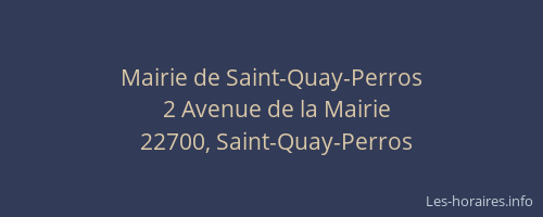 Mairie de Saint-Quay-Perros
