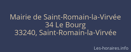 Mairie de Saint-Romain-la-Virvée