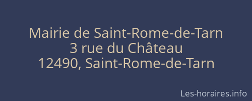 Mairie de Saint-Rome-de-Tarn