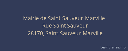 Mairie de Saint-Sauveur-Marville
