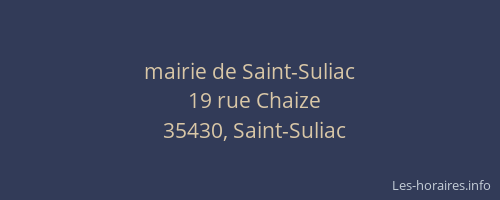 mairie de Saint-Suliac