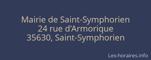 Mairie de Saint-Symphorien