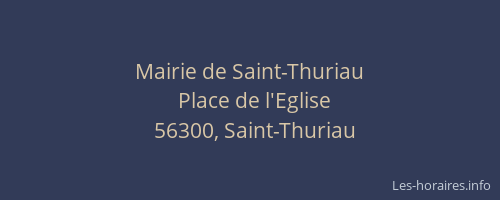 Mairie de Saint-Thuriau