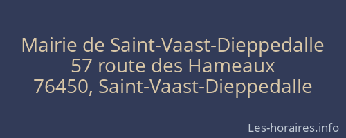 Mairie de Saint-Vaast-Dieppedalle