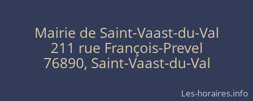 Mairie de Saint-Vaast-du-Val