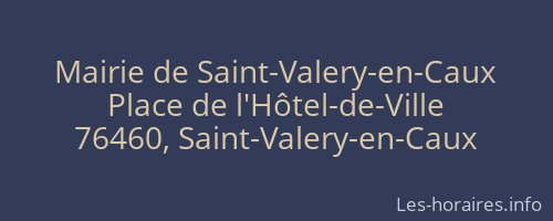 Mairie de Saint-Valery-en-Caux