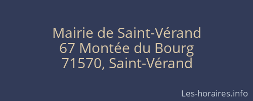 Mairie de Saint-Vérand