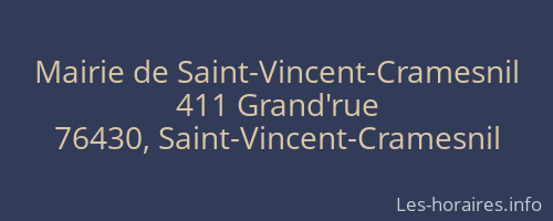 Mairie de Saint-Vincent-Cramesnil