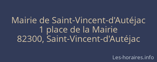 Mairie de Saint-Vincent-d'Autéjac