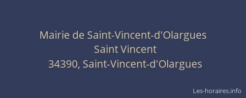 Mairie de Saint-Vincent-d'Olargues