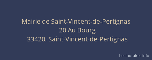 Mairie de Saint-Vincent-de-Pertignas