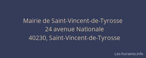 Mairie de Saint-Vincent-de-Tyrosse