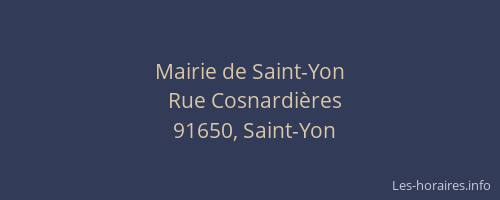 Mairie de Saint-Yon