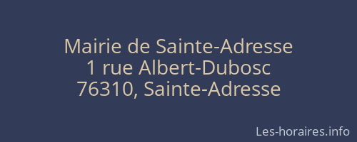 Mairie de Sainte-Adresse