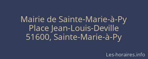 Mairie de Sainte-Marie-à-Py
