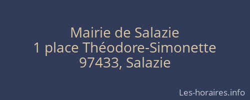 Mairie de Salazie