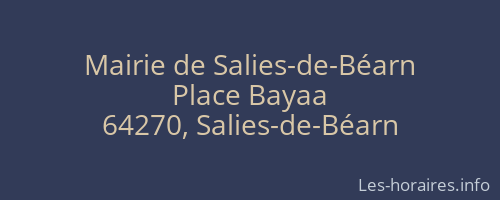 Mairie de Salies-de-Béarn