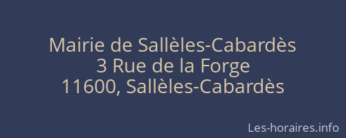 Mairie de Sallèles-Cabardès