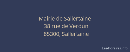 Mairie de Sallertaine