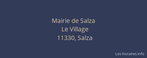 Mairie de Salza