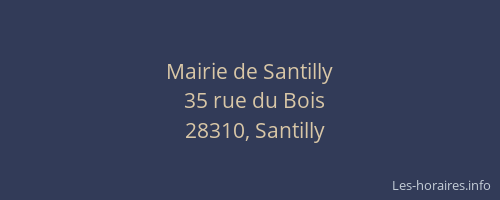 Mairie de Santilly