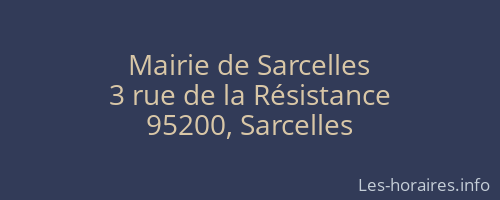 Mairie de Sarcelles