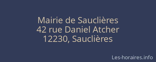 Mairie de Sauclières