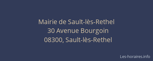 Mairie de Sault-lès-Rethel