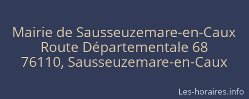 Mairie de Sausseuzemare-en-Caux