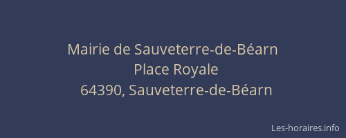 Mairie de Sauveterre-de-Béarn