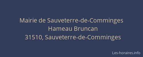 Mairie de Sauveterre-de-Comminges