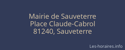 Mairie de Sauveterre