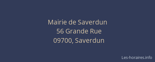 Mairie de Saverdun