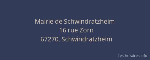 Mairie de Schwindratzheim