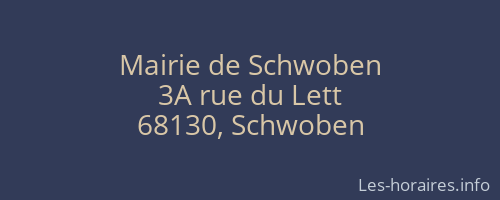 Mairie de Schwoben