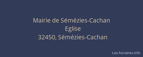 Mairie de S&eacute;m&eacute;zies-Cachan