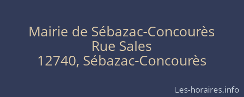 Mairie de Sébazac-Concourès