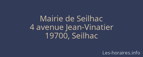 Mairie de Seilhac