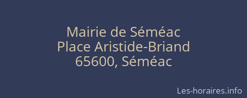 Mairie de Séméac