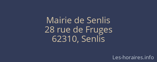 Mairie de Senlis